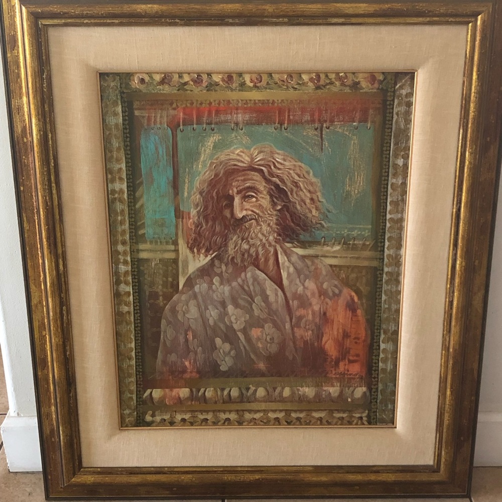 Gilberto Marino “ El Caballero de Paris” Painting